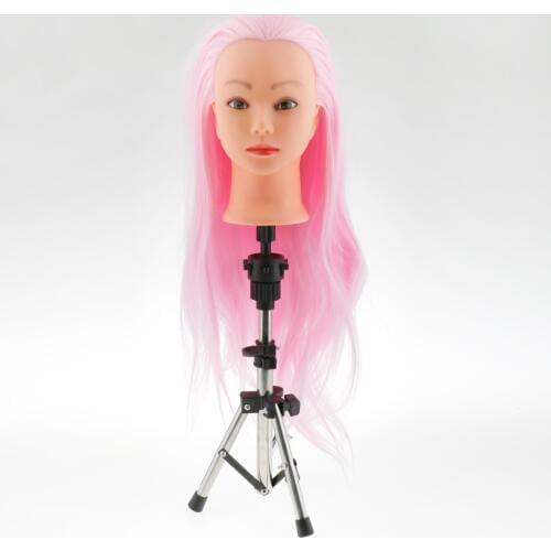 Heavy Duty Stainless Steel Cosmetology Hair Dressing Salon Wigs Mannequin Manikin Practice Head Holder Tripod Stand