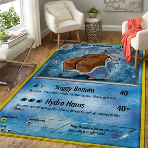 Anime character introduction Area Rug 3D All Over Printed Non-slip Mat Dining Room Living Room Soft Bedroom Carpet 11