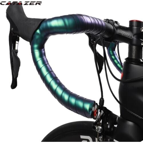 Laser Color Professional Cycling Road Bike Bar Tape TOP Quality EVA PU Bicycle Handlebar Tape Soft Anti-Vibration Wrap