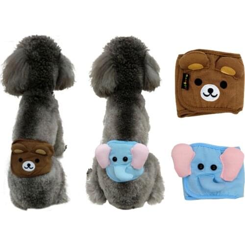 New Cute Male Pet Dog Diaper Underwear Cotton Sanitary Dog Physiological Pant Dog Diaper #261593