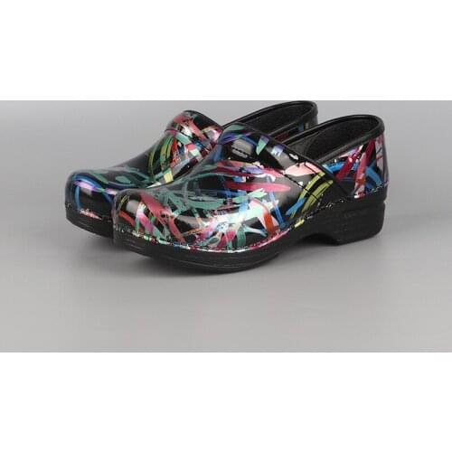 The new female shoes with high heels and comfortable Healthy, female single shoes Leather slip-on shoes Multicolor optional