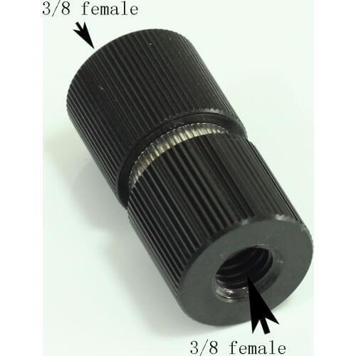 1/4 double male adaptor with 2pcs 1/4" to 3/8" double female Adapter fr connect