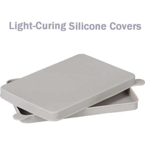 BIQU 2 Pçs Light-Curing Silicone Covers 182.2*124.2*14mm For Resin Vat Compatible With Anycubic Photon And Photon S