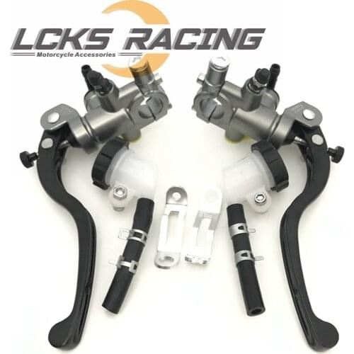 Universal 7/8" 22mm 18Rcs Motorcycle Brake Clutch Hydraulic Pump Master Cylinder Lever Handle For HONDA Yamaha Kawasaki Brake