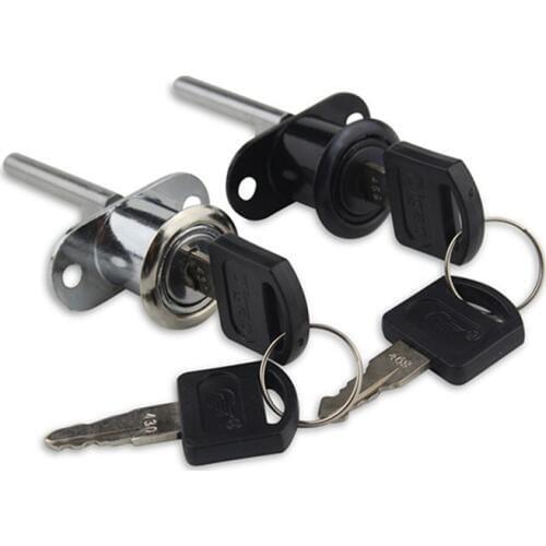 3Pcs/lot Alloy Three Chain Locks Door Cabinet Mailbox Drawer Cupboard Locker Security Furniture Locks With Keys Hardware