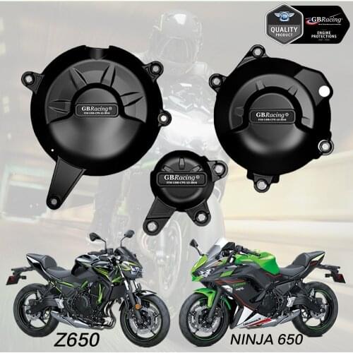 Motorcycles Engine cover Protection case for case GB Racing For KAWASAKI Z650 2017-2021 ninja650 17-21 Engine Covers Protectors