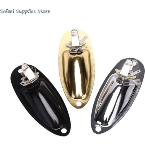 1PCS 1/4" Guitar Pickup Output Input Chrome Jack Plug Socket for Strat Electric Guitars Guitar Parts
