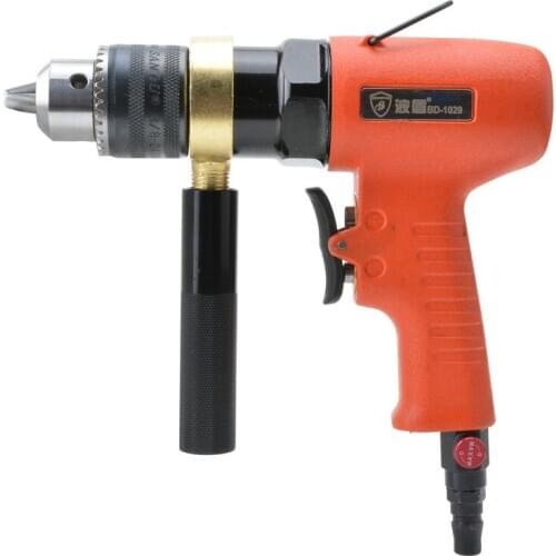 13mm Pneumatic Drill Industrial-grade Handheld Positive/Reverse Air Drill BD-1029