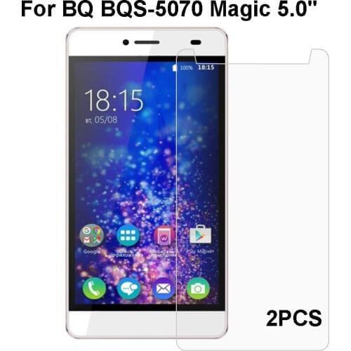 2PCS BQ BQS-5070 Magic SmartPhone Tempered Glass Premium Screen Protector Film For BQ BQS5070 Magic Glass
