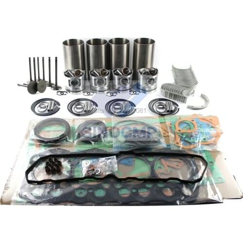 4D31 4D31T Engine Rebuild Kit for Fuso Canter FE FG Trucks&Excavators and for Mitsubishi Engine Excavator Spare Parts
