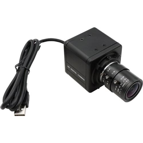 5MP CS mount 2.8-12mm varifocal webcam OmniVision OV5640 UVC 5 Megapixel mini box case usb camera
