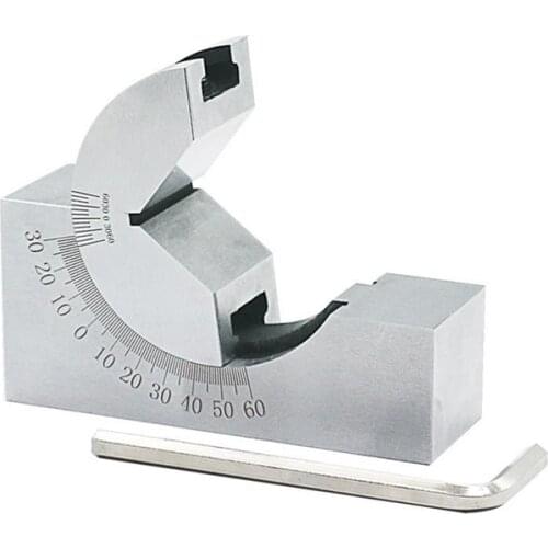 AP25 AP30 AP46 Adjustable Micro Precision Angle Gauge High Precision Angle V Block Setup 0 to 60 Degree for Milling Lathe