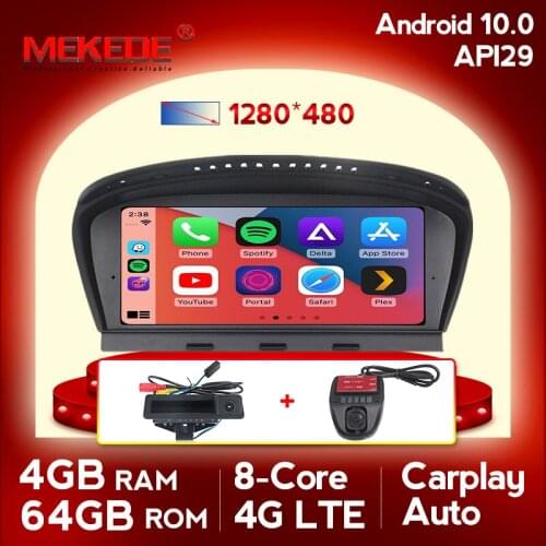 MEKEDE MSM8953 android10.0 Car Radio Video Audio Multimedia for BMW 5 Series E60 E61 E63 E64 3 Series E90 E91 E92 MASK CCC CIC