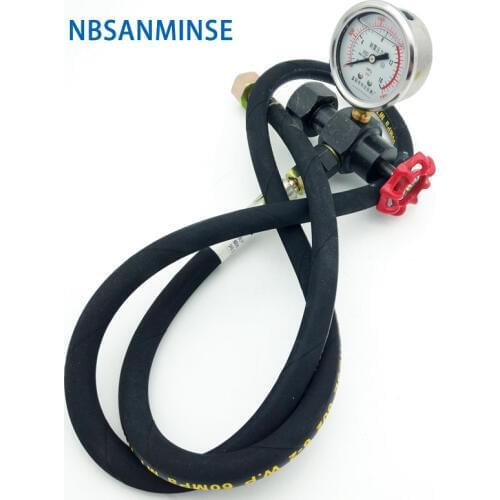 Nitrogen Charging Valve GCQJ 16 / 25 / 40 , 10 20 31.5MPa For GXQ Diaphragm Accumulator Charging Tools NBSANMINSE