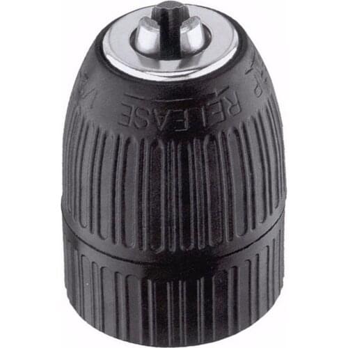 Black Mount Keyless Drill Chuck 2mm-13mm 1/2" x 20 UNF Thread High Strength Drill Bits For Rotary Impact Power Drills Mayitr