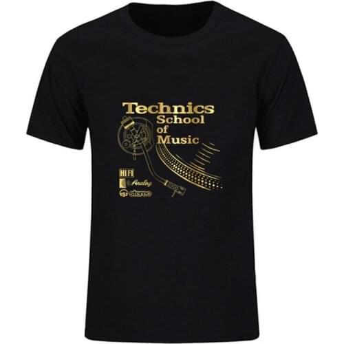 Technics School of Music Funny Cartoon T Shirt Men Casual Comfortable Plus Size Tshirt Homme No Glue Feeling 3d Print TEE Shirt