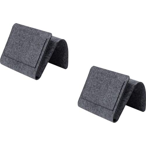 Bedside Caddy Essentials Pocket Hanging Storage Organizer, Bed Sofa Side Hanger Holder Bag for Remote Control, Phones