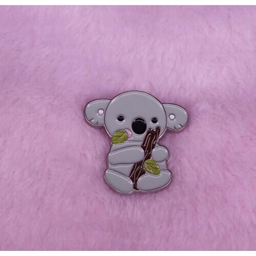 Kawaii baby Koala brooch Australian native animal gift cute jackets backpack decor