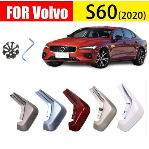 Mudguards For New Volvo s60 Fenders Mudguard Splash VOLVO S60 Mudflaps Guard Fender Mud flap Car accessories Front Rear 4 pcs