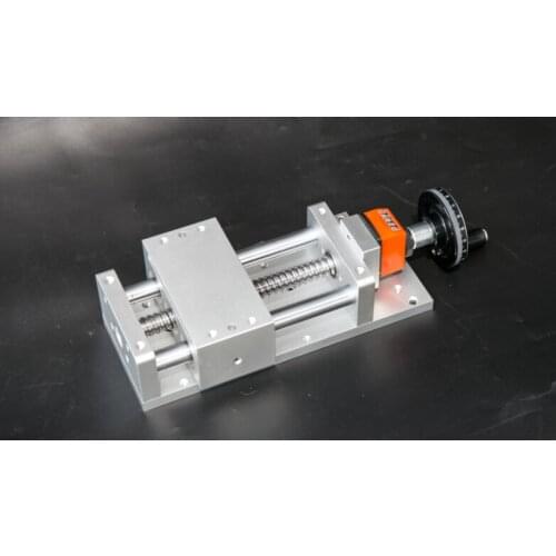 300MM Linear Module 12" Stroke Manual Hand Wheel Sliding Table SFU1605 Ball Screw C7 Displacement Platform with Digital Display