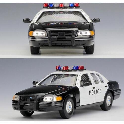 1/24 Scale Metal Alloy Diecast 1999 Ford Crown Victoria New York Taxi Car Van Model Toy for Collections Gifts for Kids