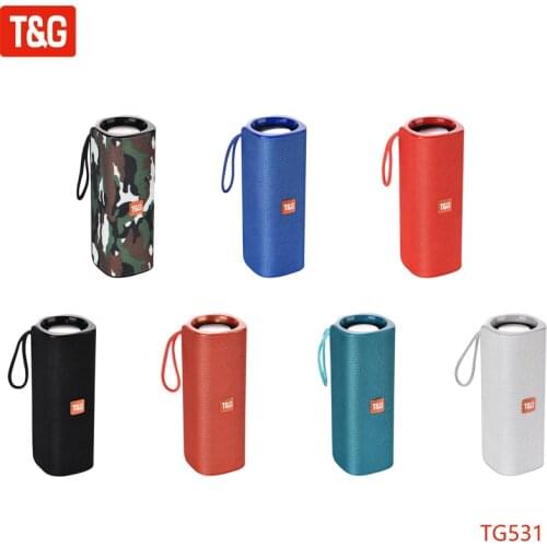 T&G TG531 Portable Speaker Bluetooth Speakers Outdoor Loudspeaker Wireless 3D Stereo Music Player Surround Support FM TF Card