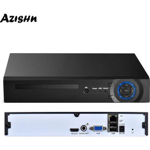 AZISHN 8CH/16CH/32CH H.265/H.264 Security Network Video Recorder Support 4MP 5MP 1080P ONVIF HDMI VGA FTP 3G CCTV NVR for IP Cam