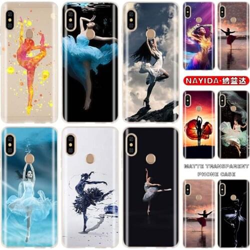 Soft Case For Xiaomi Redmi 9a 7a 8a Note 10 9 8 7 Pro Max 10s 9s 8T Prime 9at 5G Fashion Cover Ballet Dancer girl Fundas