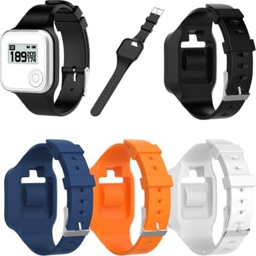 Replacement Silicone Adjustable Watch Band Strap for Golf Buddy Voice 2 GPS Wearable Devices Smart Accessories