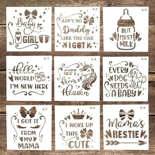 15 cm DIY Craft Layering Background Stencil For Wall Painting Scrapbooking Stamping Album Decorative Embossing Paper Cards