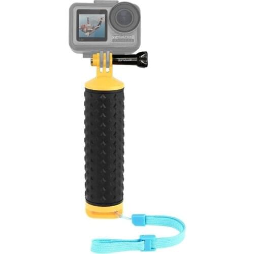 For go pro Waterproof Floating Hand Grip Buoyancy Rod Pole Hero7 6 5 4 for DJI OSMO Action