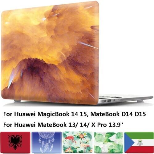 Hot Laptop Protective Cover For Huawei Matebook X Pro 13.9/ 13/ 14, Honor MagicBook 14 15, Matebook D15 D 14 2020 Full Body Case