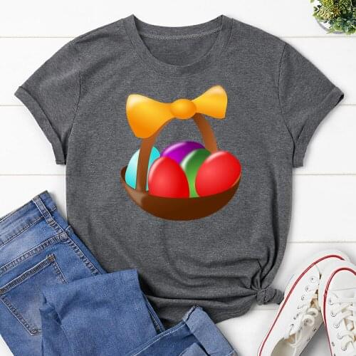 Egg Summer New 90 ’sShort Sleeve Print Clothing Womens T-Shirt Harajuku Graphic Clothing Womens Top TX8647