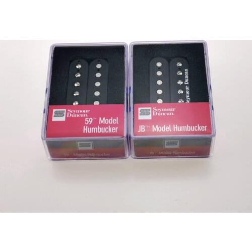 Guitar Pickups Humbucker SH1n 59 And SH-4 JB Pickup 4C Black Electric Guitar Pickups