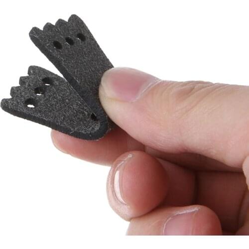 10 Pcs Catapult Microfiber Six Small Leather Bags Slingshot Leather Pocket Used For Shooting Fish Slingshot XXUF