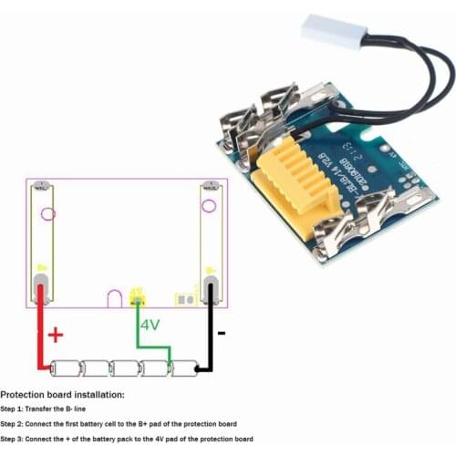18V Battery Chip PCB Board Replacement For Makita BL1830 BL1840 BL1850 BL1860
