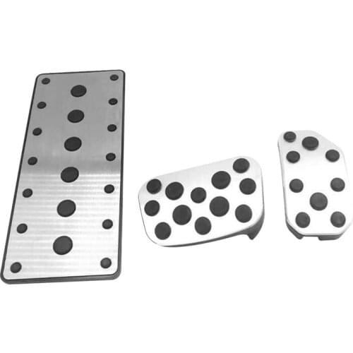 Car Aluminum Alloy Fuel Gas Pedal Foot Rest Pedal Brake Pedal for Toyota Alphard 20 Series