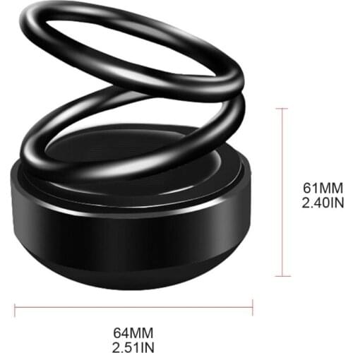 Automotive Air Freshener Solar Powered Car Aromatherapy Perfume Aroma Diffuser Decor for Comfortable Driving