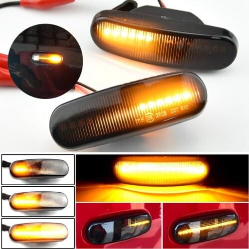 Car LED Dynamic Side Marker Signal Lamp Light Turn Lamp Is Suitable for Fiat Panda Peugeot Citroen Lancia