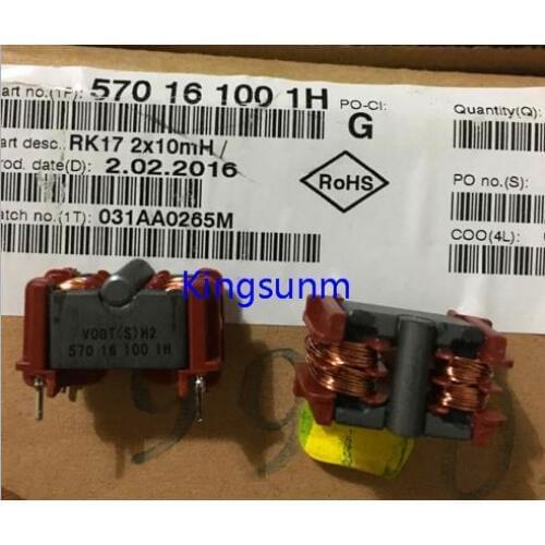 Free shipping 10pcs VOGT 570161001H 2X10MH common mode choke inductance