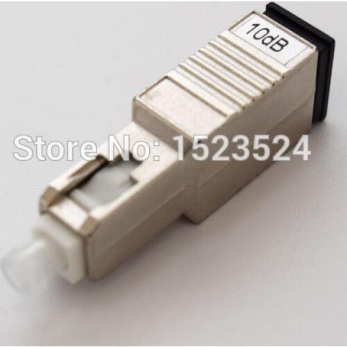 Free Shipping 5pcs/lot 10dB SC Female to Male Fiber Optic Attenuator LC Female Male Fiber Optic Attenuator