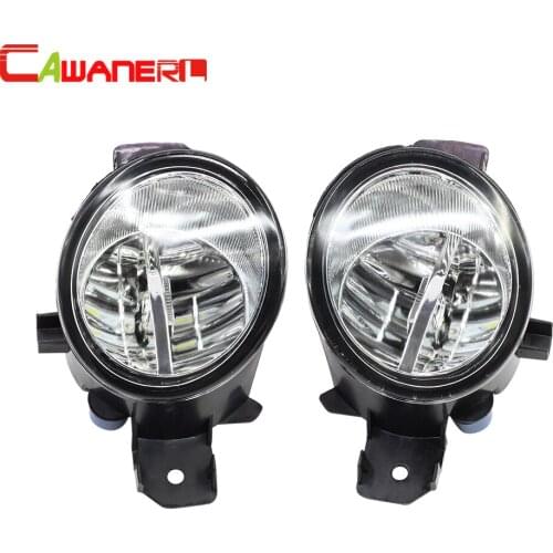 Cawanerl 2 Pieces Car 4000LM LED Light Right + Left Fog Light Daytime Running Light DRL 12V For Renault Master 3/III 2010-2015