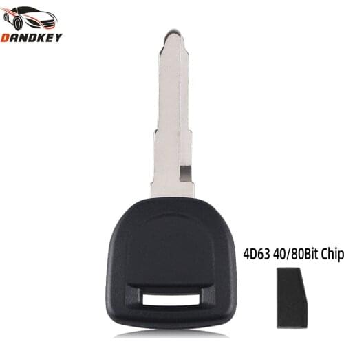 Dandkey Transponder Shell Car Key Case Blank Cover For Mazda M2 M3 M6 M5 CX7 +9 MX5 RX8 Transponder Key Shell 4D63 40/80Bit Chip