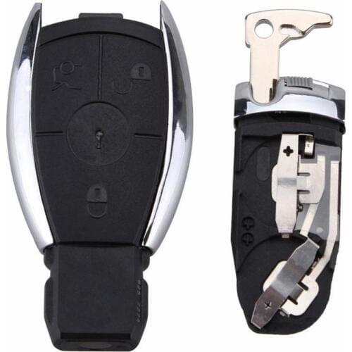 2/3 button Smart Key Case Shell with Battery Clamp Holder for Mercedes Benz W211 A C E G S R SL ML GML CL GL CLS CLA CLK SLK GLK