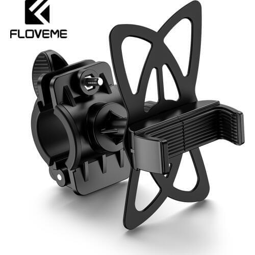 FLOVEME Bike Bicycle Holder For Mobile Phone Motorcycle Bike Holder Phone Handlebar Mount Bracket Bicycle Accessories 4''-5.5