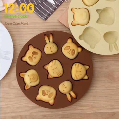 Rice cake mold steamed mold baked cookies steamed cake cartoon home cute childrens treasure set abrasive tools silicone tools