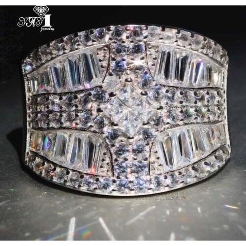 YaYI Fine Jewelry Fashion Princess Claw Set Cut White Cubic Zirconia Silver Color Engagement Wedding Party Leaves Gift Rings