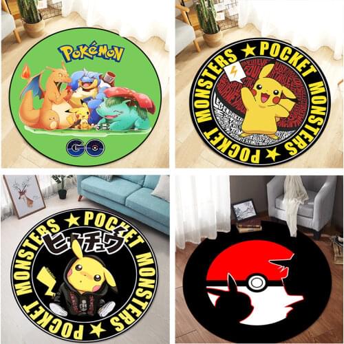 Cartoon anime round area rug area rug large Carpet living room circle rug rugs for bedroom kids room rug tatami anime rug Mats
