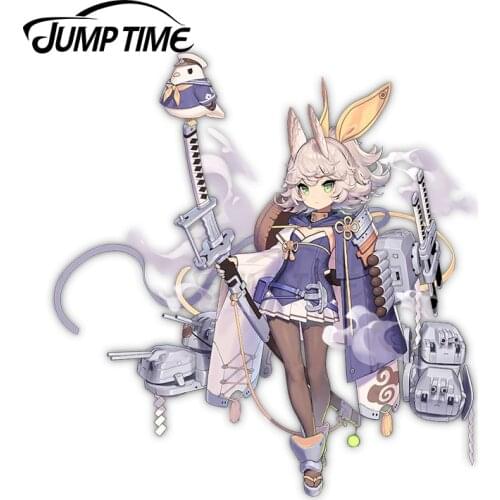 JumpTime 13 x 11.5cm Azur Lane Kitakaze Anime Waifu Weatherproof Funny Car Stickers Waterproof Laptop Decals Car Assessoires