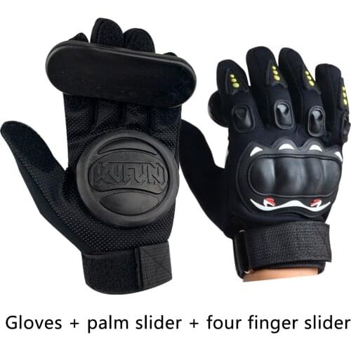 Unisex Skateboard Gloves with Sliders Standard Long Board Road Downhill Brake Slide Gloves New Fashion 2021